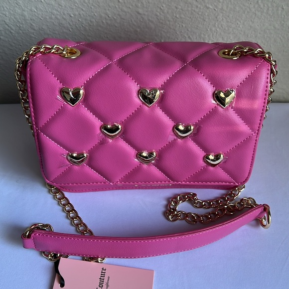 Juicy Couture Pink love Flap Crossbody Bag - Picture 6 of 13